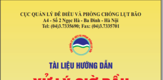 Tài liệu hướng dẫn xử lý giờ đầu những sự cố của đê trong mùa lũ