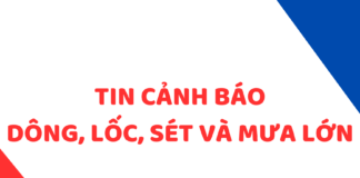 TIN CẢNH BÁO DÔNG, SÉT, MƯA ĐÁ VÀ MƯA LỚN CỤC BỘ TỈNH ĐỒNG THÁP ngày 17-18/8/2025
