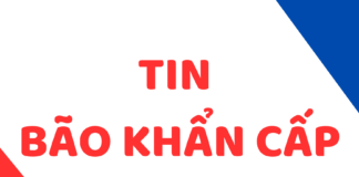 TIN BÃO KHẨN CẤP (Cơn bão số 13)